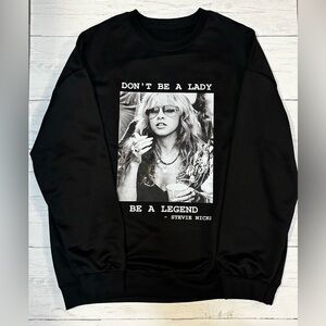 New without tags Stevie Nicks “Silver Springs” graphic sweatshirt.